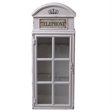 Telephone skab i antique hvid