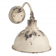 Romantisk væglampe med patina i fransk vintagestil