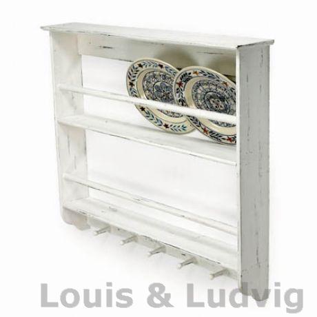 Dekorativ tallerkenrække i patineret Louis & Ludvig