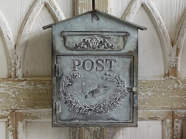 gentage Mariner stak Se her - Postkasse i zink med flotte detaljer i skøn fransk landstil hos  Louis & Ludvig