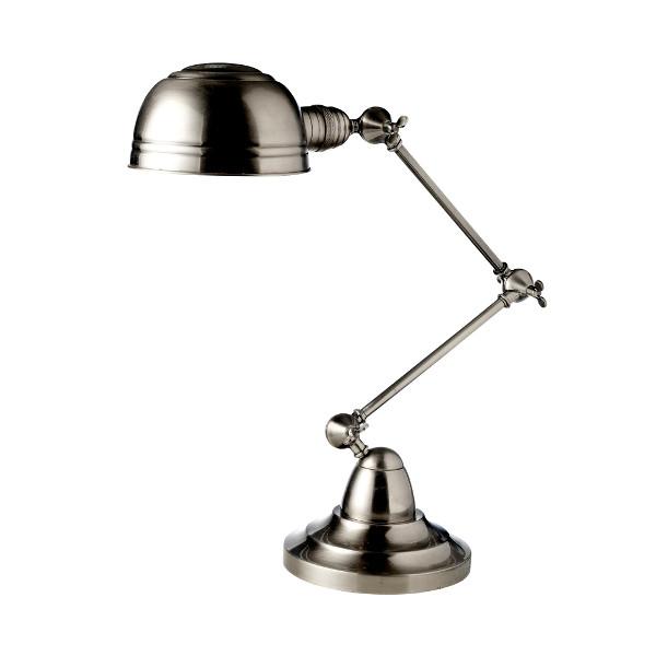Bordlampe i antik sølv - meget lampe ø20 x 74cm hos & Ludvig